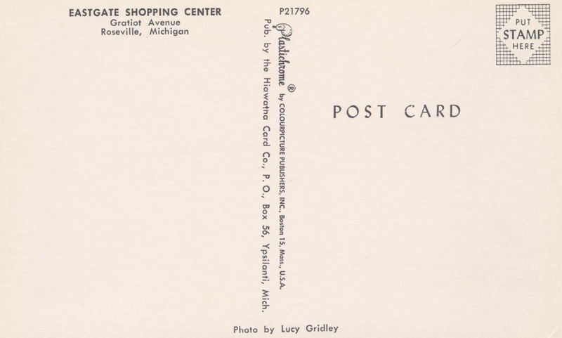 Eastgate Center - Old Postcard (newer photo)